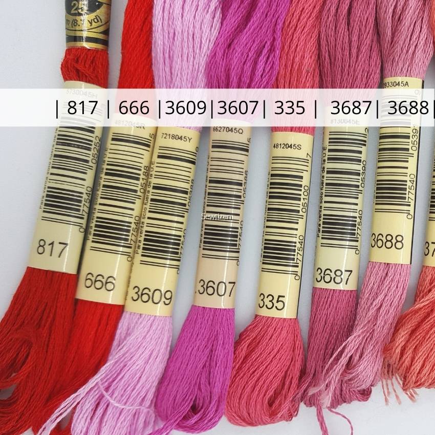 Dmc Flower Thread Color Chart Best Flower Site