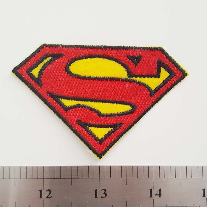 EMBROIDERY APPLIQUE SUPERMAN